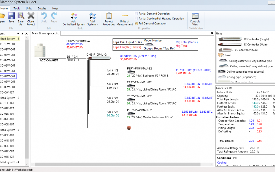 Equipment Selection Software