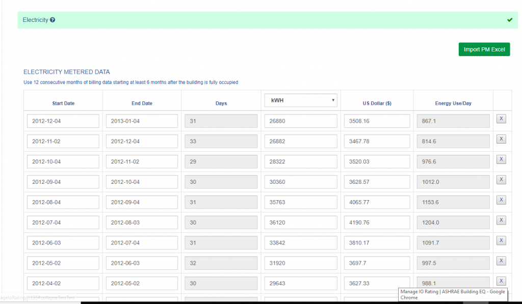 Building EQ Utility Data