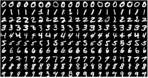 Greyscale handwritten digits